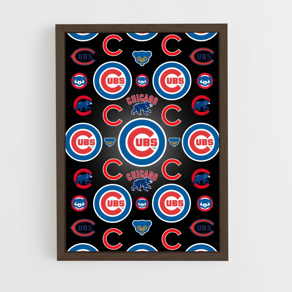 Poster Chicago cubs – affiche Baseball (vue 5)
